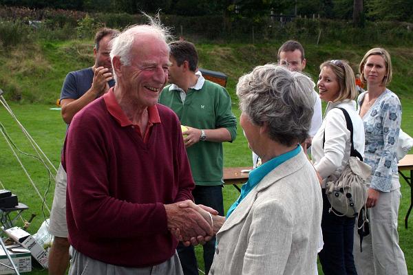 prizes 7.jpg - Roderick Nicholson won the Lilley Cup for his roses